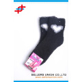 Chaussettes chaudes et mignonnes en tissu éponge en microfibre, logo personnalisé